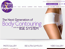 Tablet Screenshot of bodyslimmingexperts.com